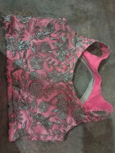 Pink Floral Lehenga  Choli