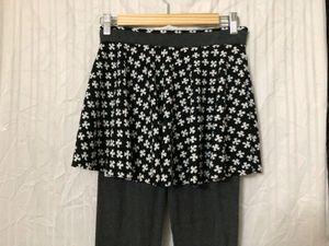 Woman One Piece Skirt Leggings Set