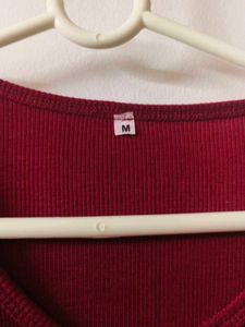 Brown and Maroon Long Sleeve T-Shirt for combo