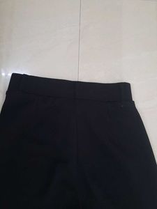 Wide Leg Black Trousers
