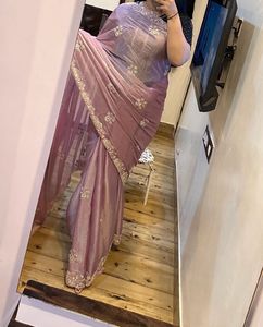 Elegant Lavender Saree