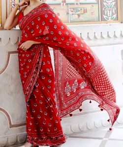 Katrina Kaif Jaipuri Pure Cotton Saree