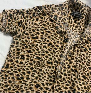 Versace Animal Print Shirt