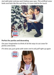 Fake Snow - 4 Packs