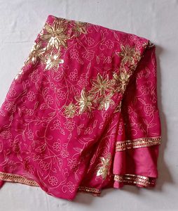 Magenta Saree