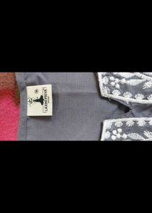 Chikan Embroidered Beatuiful Short Kurta 😇♡☆