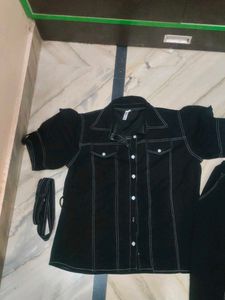 Chic Black Co-ord Set