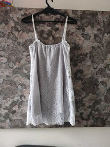 Lace Crochet Y2k Vintage Layered Net Top/ Dress