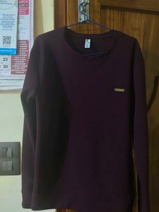 Wine Colour Sweatshirt