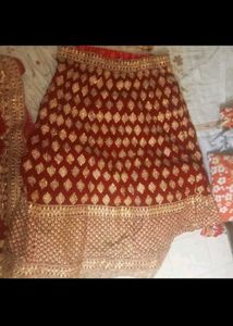 Embroidered Maroon Velvet Suit