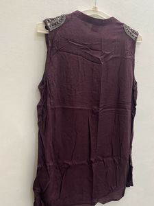 Heavy Burgundy Tunic Top