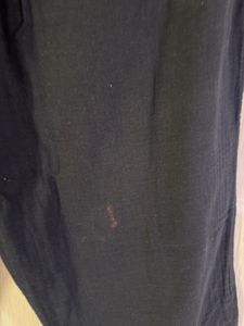 Black Two-Piece Set Pure Cotton