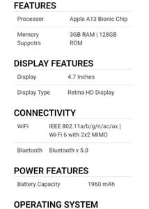 Apple iPhone Se 128 Gb 2nd Generation