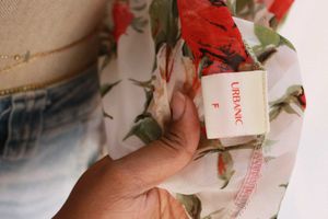 Urbanic Floral Tie-Front Top