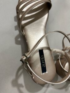 Aurelia Rose Gold Strappy Sandals