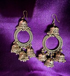 Oxidised Earrings