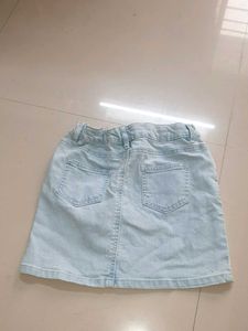 Denim Mini Skirt