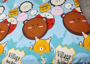 Multi Printed Winter 5Ft Bedsheet With 2 Pillow