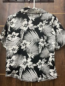 Deep V Neck Floral Print Shirt