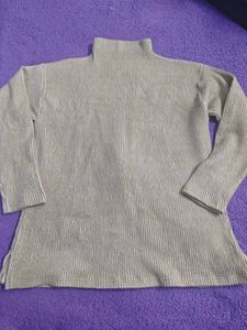 Tan Turtleneck Top