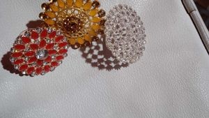 Rhinestone Rings (Set of 3)