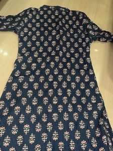 Elegant Floral Print Kurta Set