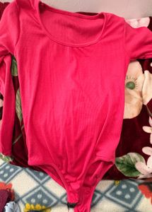 Pink Long Sleeve Top