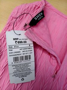 Pink Bodycon Mini Dress