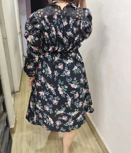 Floral Print Pretty Dress