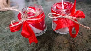 Rose Fragrance Scented Jar Candles Stylish