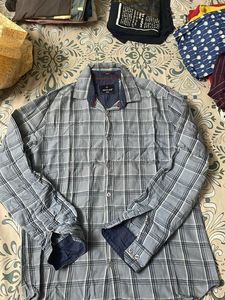 WULAR Slim Fit Plaid Button-Down Shirt