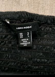 Vero Moda Black Ruffle Bralette