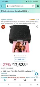 hp sprocket like brand new