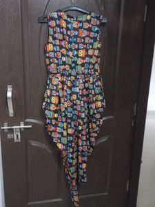 Owl Print Tulip Dress