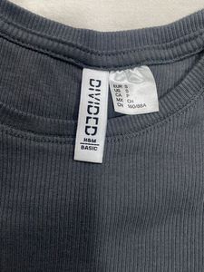 Grey crop Top