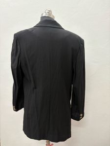 Black Blazer with Gold Buttons