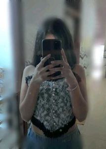 Cute Embellished Crop Top