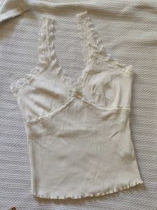 Vintage Lace Trim Cami Top
