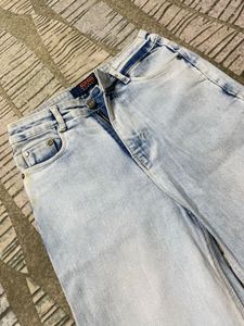 Light Wash Wide Leg Jeans