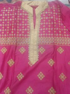 Pink Dress Material Boutique Style