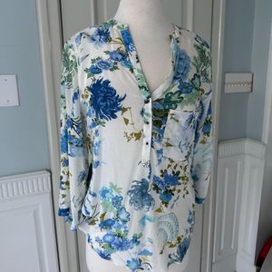 ZARA Floral Print Top