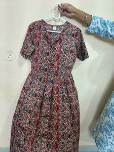 Button up dress