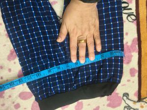 Blue warm fleece lower for 2-4 years kids