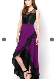 Elegant Purple Maxi Dress