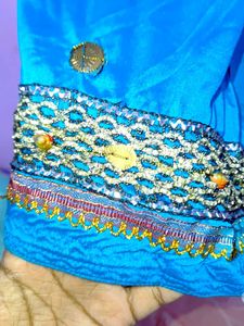 Teal Blue Salwar