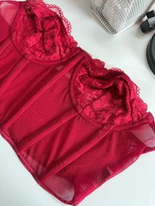 Red Lace Corset