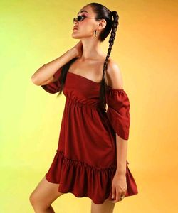 Burgundy Dress