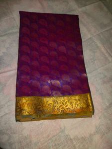 Elegant Purple Kanjeevaram Saree