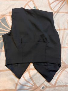 Black Vest and skirt Co-ord Outfit