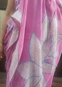 A Classy Pink saree